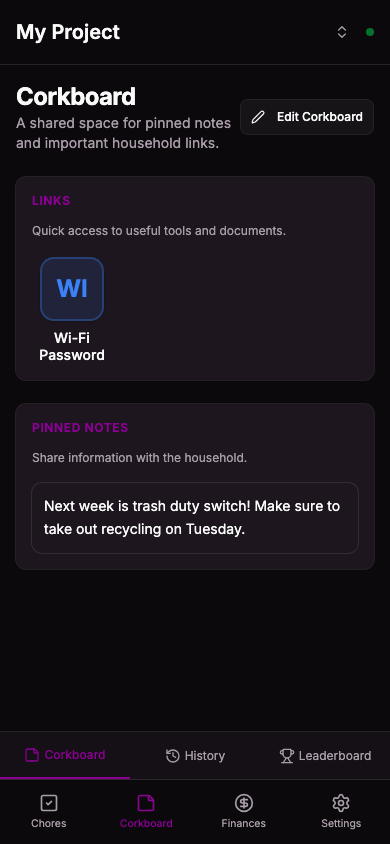 Digital Corkboard